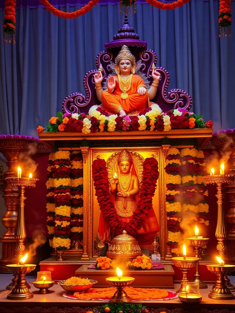 Temple Festival decoration by Brothers Event